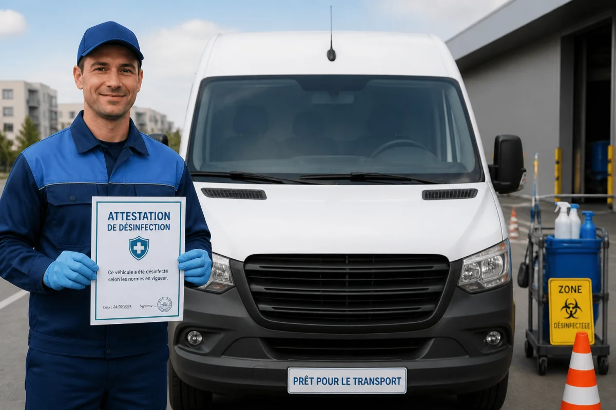 attestation de désinfection