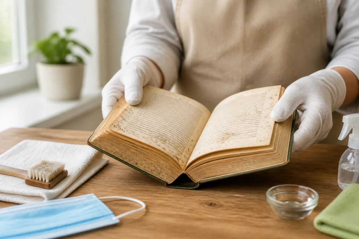 comment désinfecter un livre d'occasion