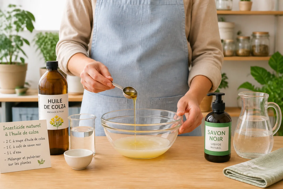 recette insecticide huile de colza